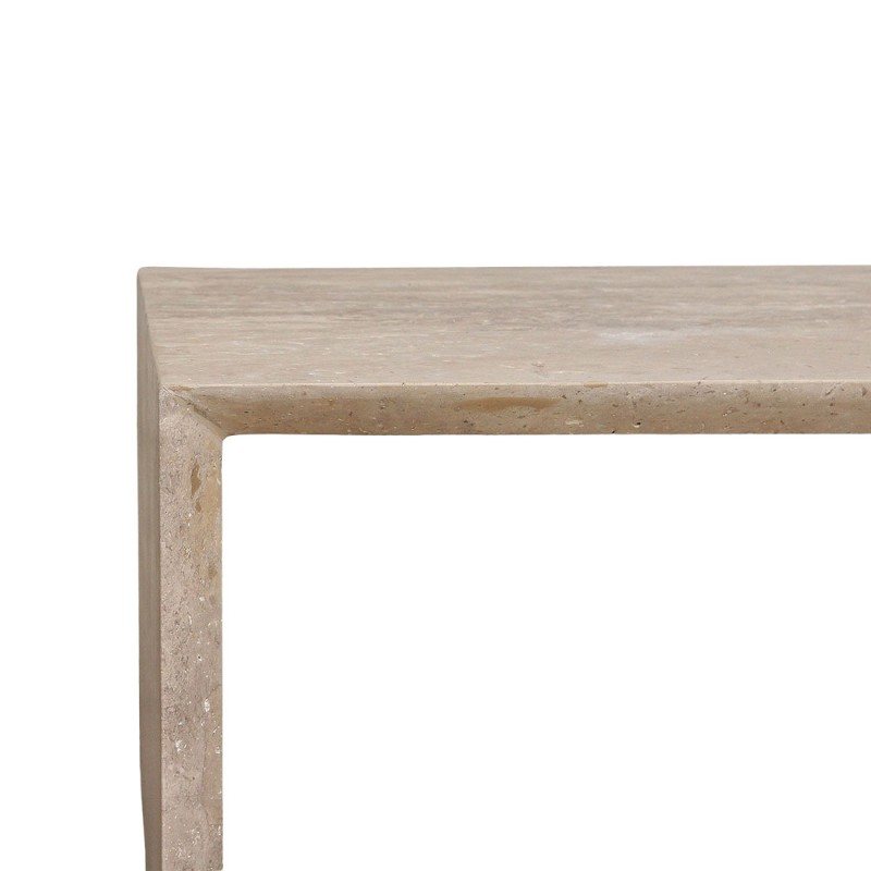 TRAVERTIN CAFE TABLE NATURAL 160 - CAFE, SIDE TABLES TRAVERTIN CAFE TABLE NATURAL 160 - CAFE, SIDE TABLES